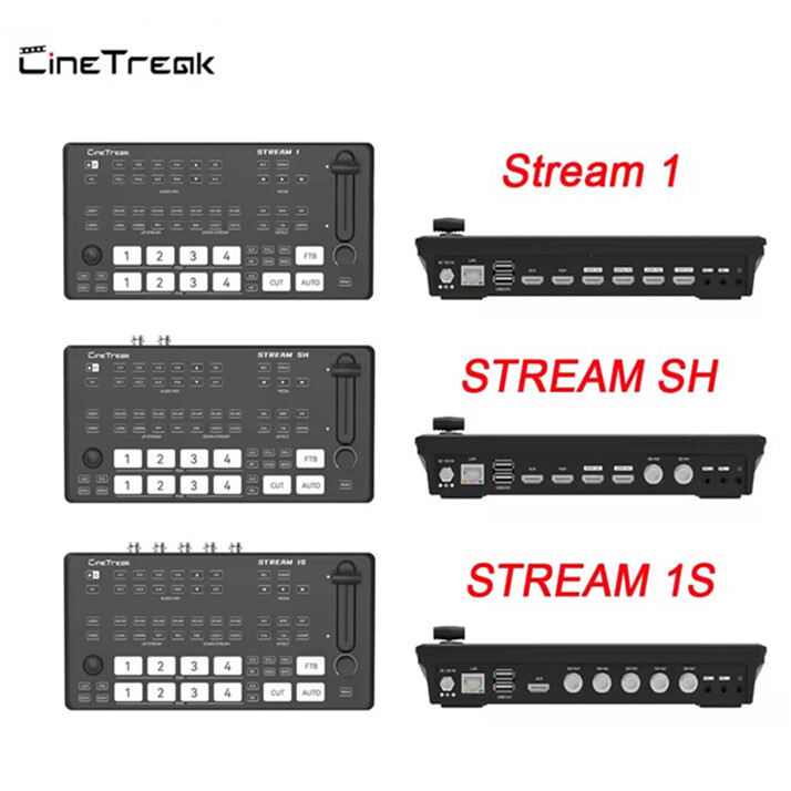 Cinetreak Stream 1/SH/1S Video Switcher 5-CH SDI HDMI USB Multi-Solution Deck