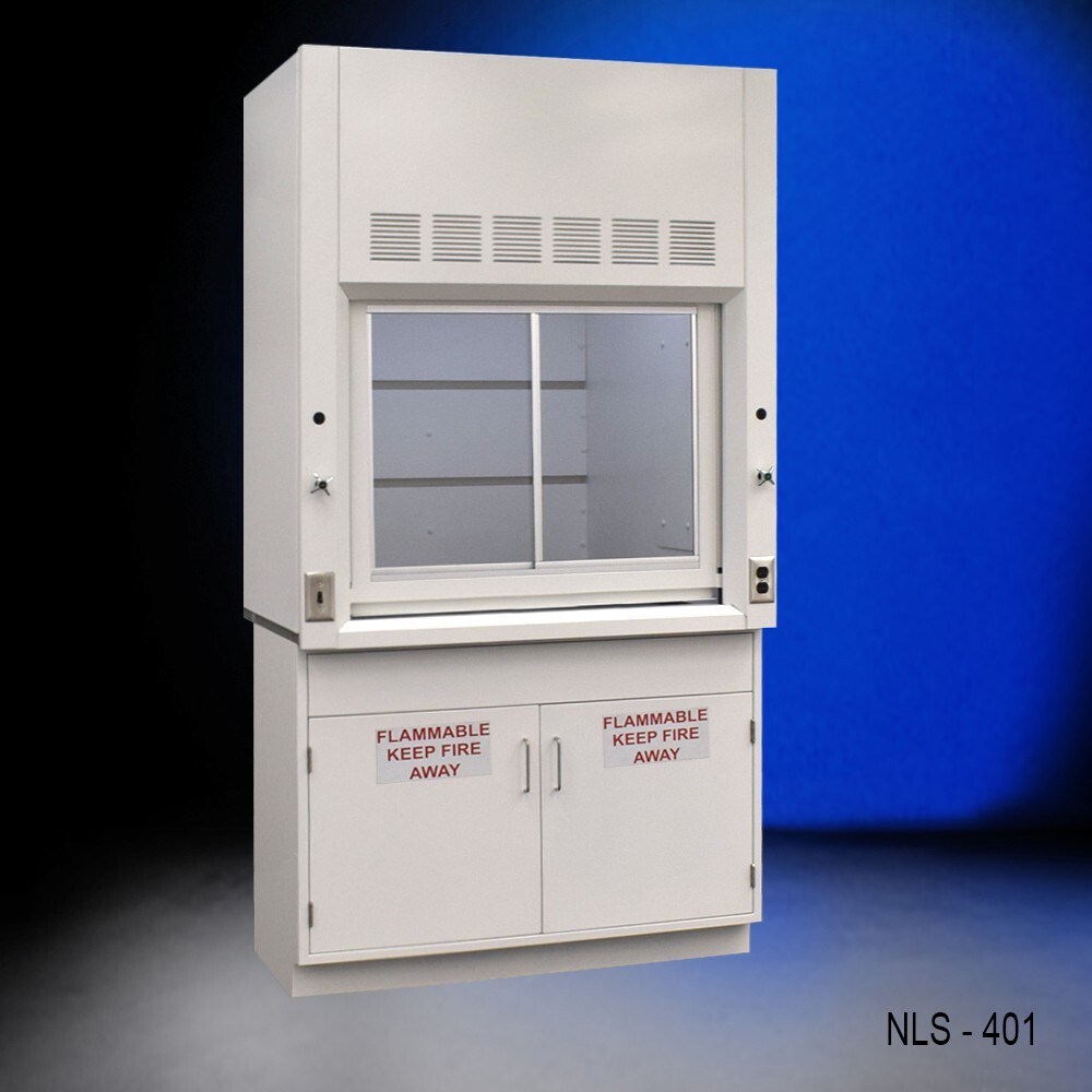 4' Chemical Fume Hood w/ Flammable Storage / Laboratory Furniture / E1-085