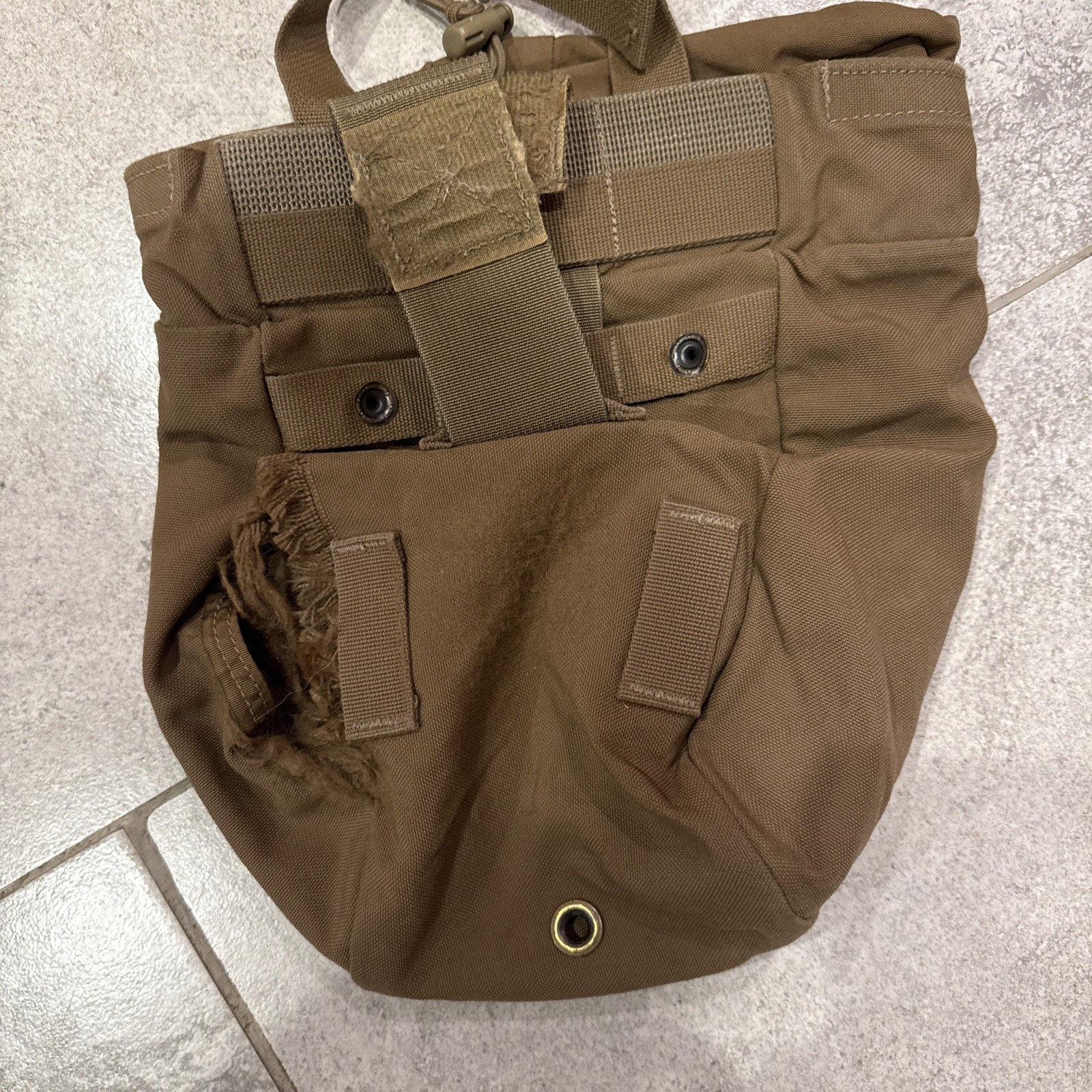 DAMAGED USMC Molle II Coyote Dump Pouch Assault Pack Mag Marine Corp FILBE