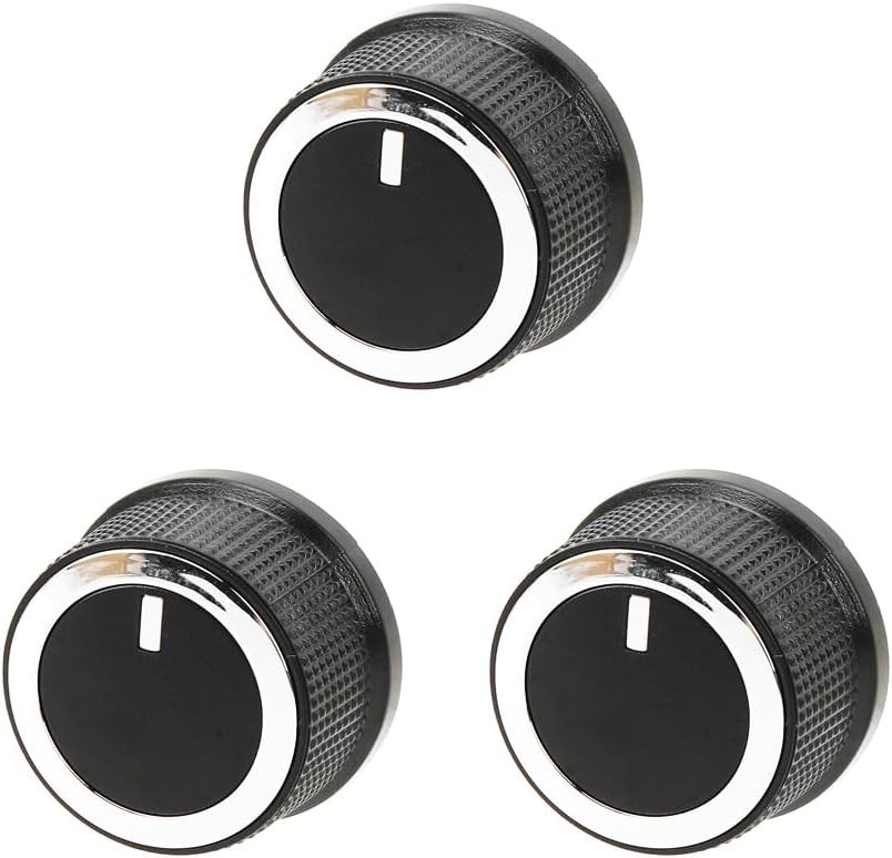 Temperature Control Knob Climate Heater Control Knob Compatible with Van 3PCS
