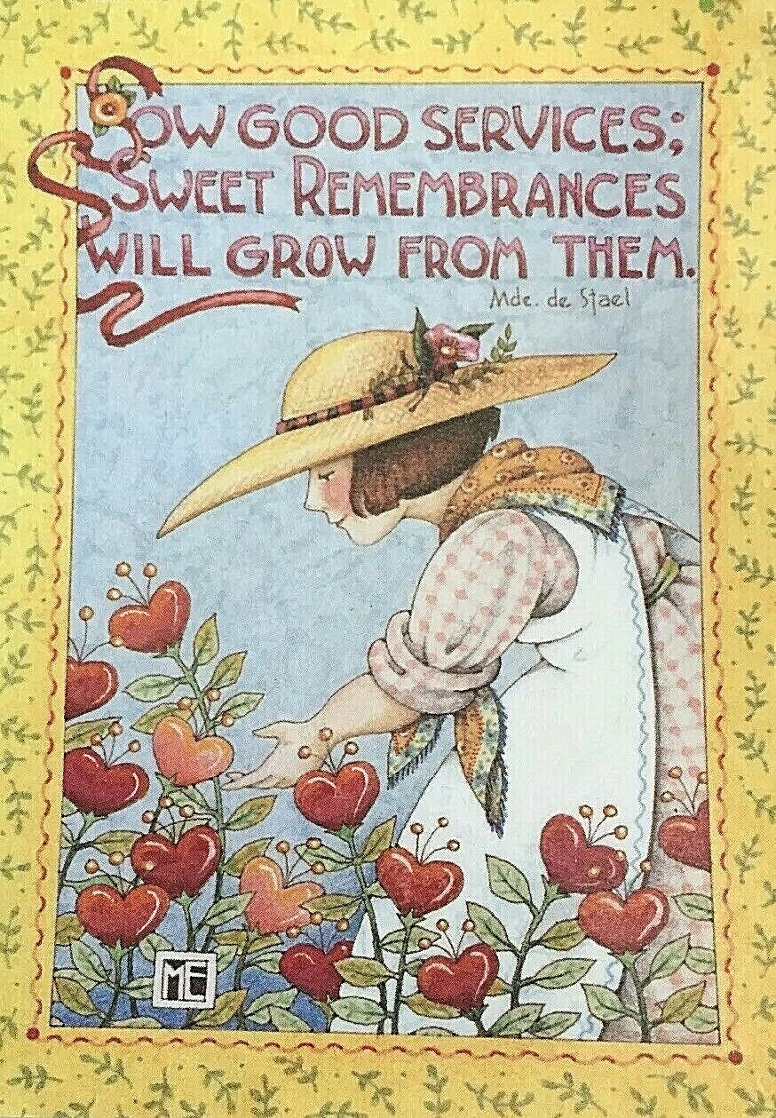 Mary Engelbreit Handmade Magnet-Sow Good Services