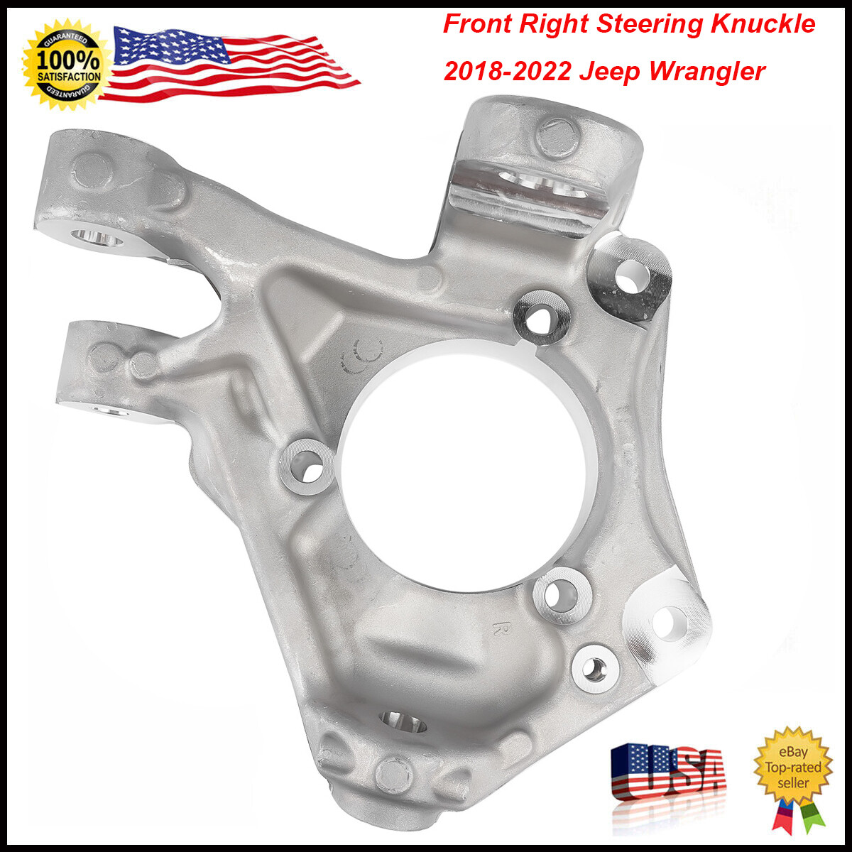 Front RH Passenger Steering Knuckle Spindle For 2018-22 Jeep Wrangler 68388828AA