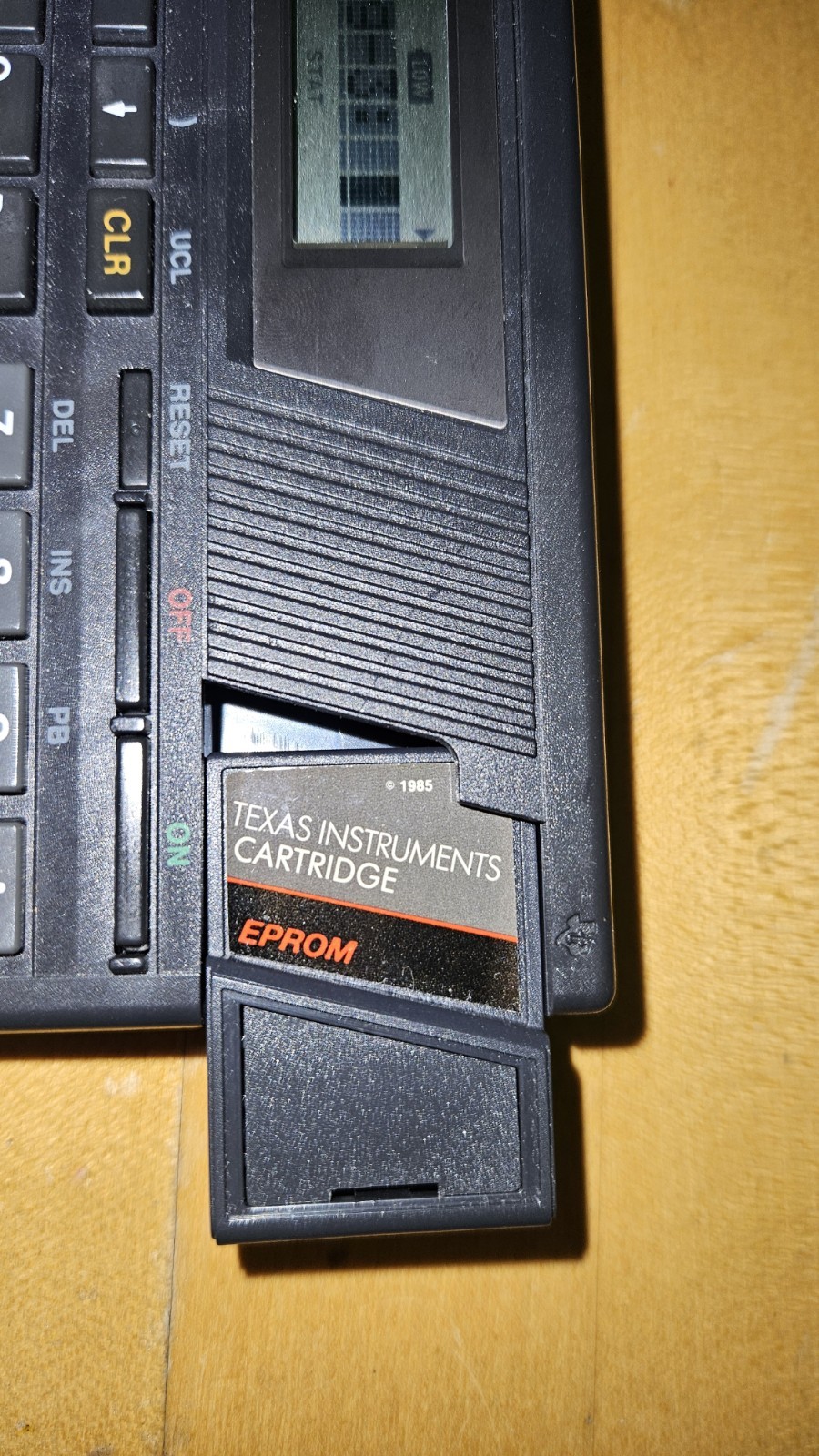 Texas Instruments TI-74S Vintage Handheld Computer w/ EPROM Ultra-Nav Case