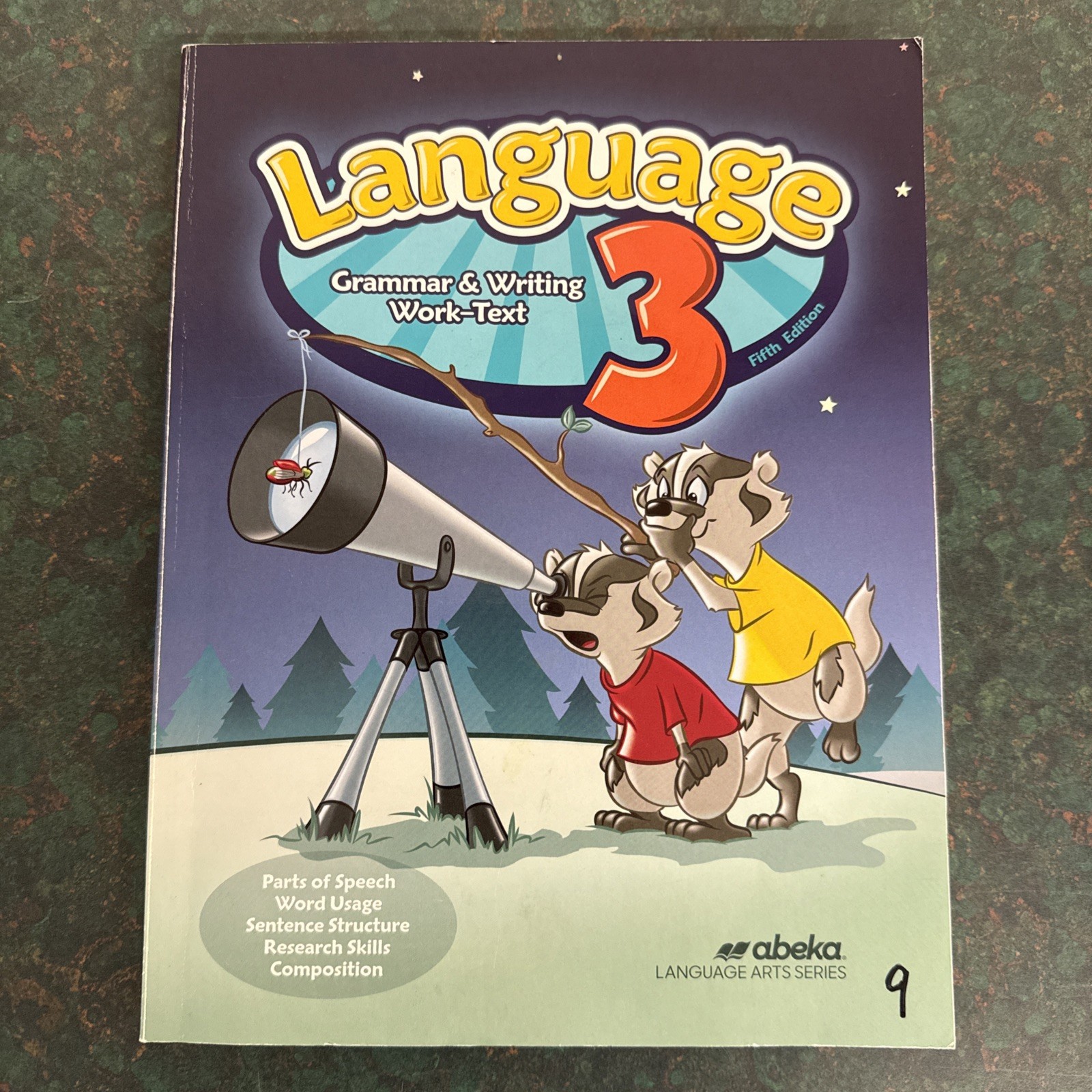 Abeka Language 3 Work Text, 5th Edition (2018) 3rd Grade