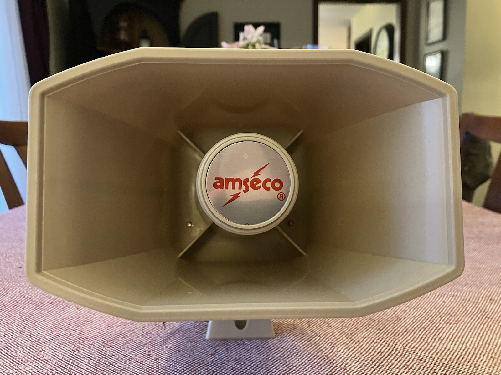 amseco SSS-81 Electronic Siren, NOS, For Indoor & Outdoor Use, 118dB
