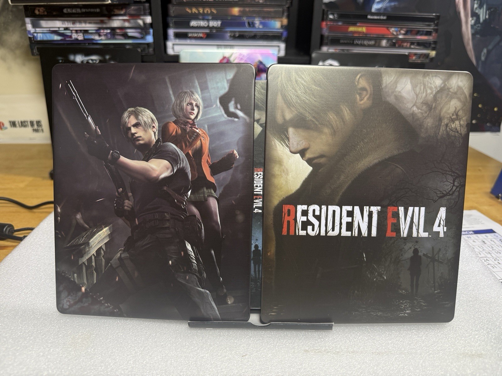 Resident Evil 4 Custom Steelbook/Steelup Case For PS5/Xbox (No Game) New
