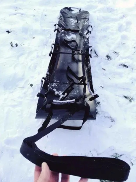 Evacuation plastic stretcher drag (220 cm x 50 cm)