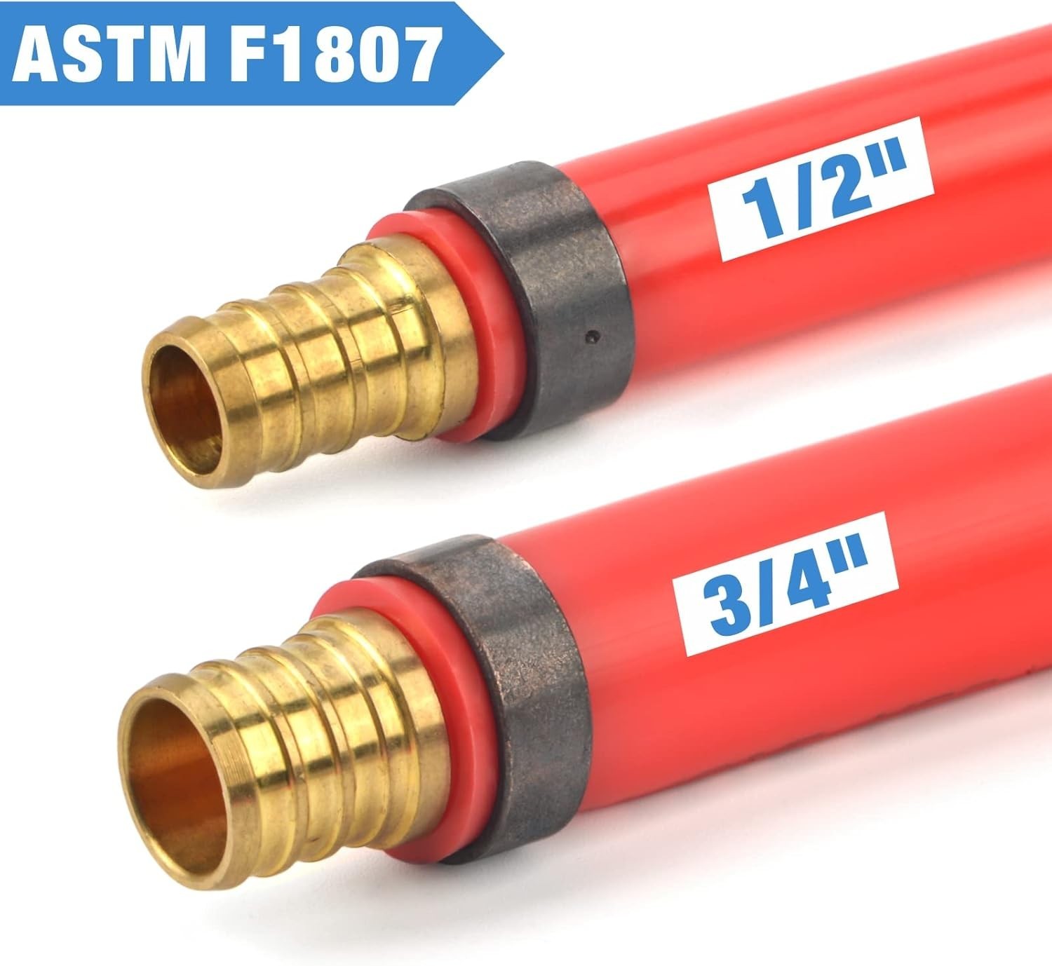Angle PEX Crimping Tools Combo Kits for 1/2" & 3/4" Pex Crimp Rings