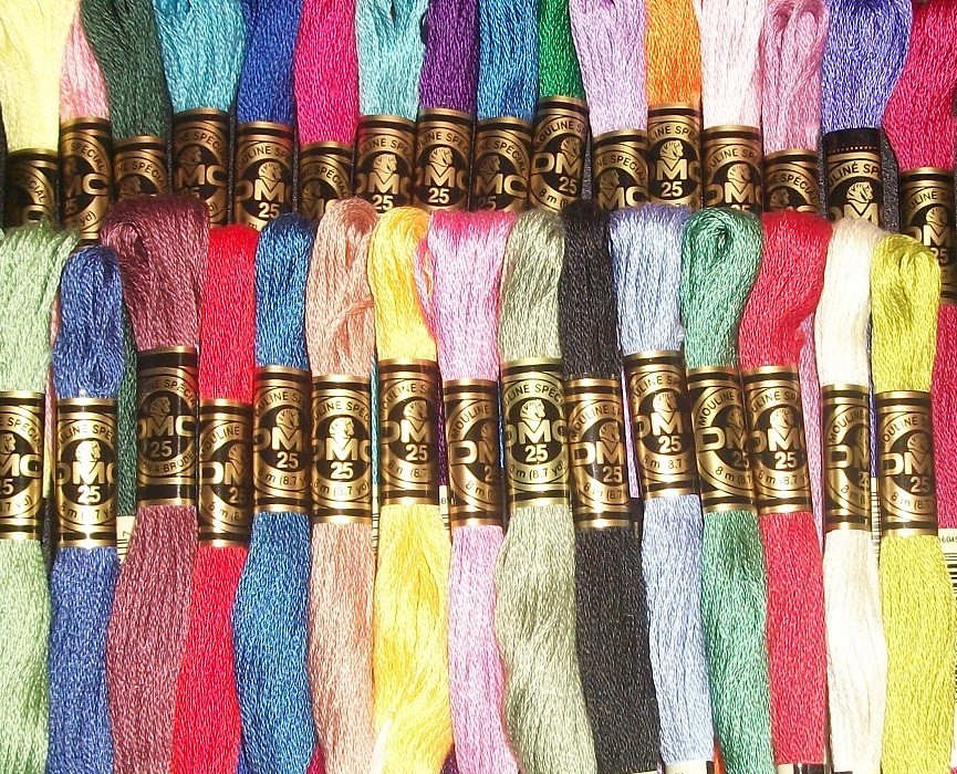 DMC Floss 1 Skein PICK YOUR COLOR #3325-3799 (#25 8.7yds 6-Stranded 100% Cotton)