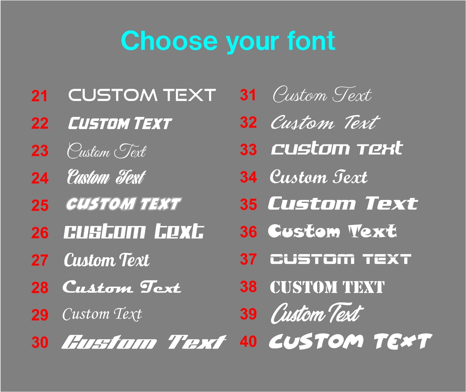Custom Text truck windscreen decal. FREE POSTAGE. Custom Text CHOOSE A FONT!!!!