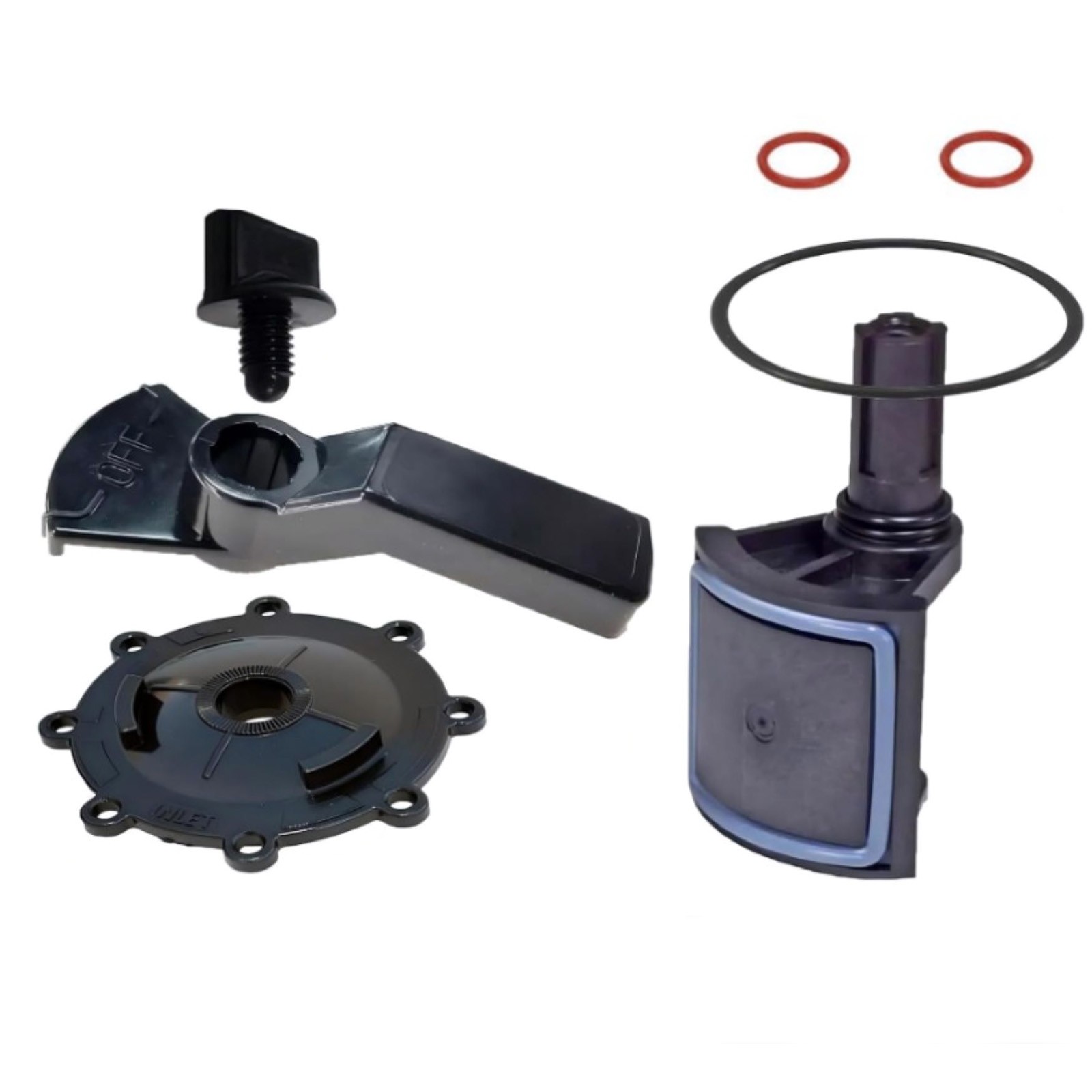 3-Port Pool Valve Rebuild Kit 4603 Knob For Jandy Never Lube Positive Seal 4717