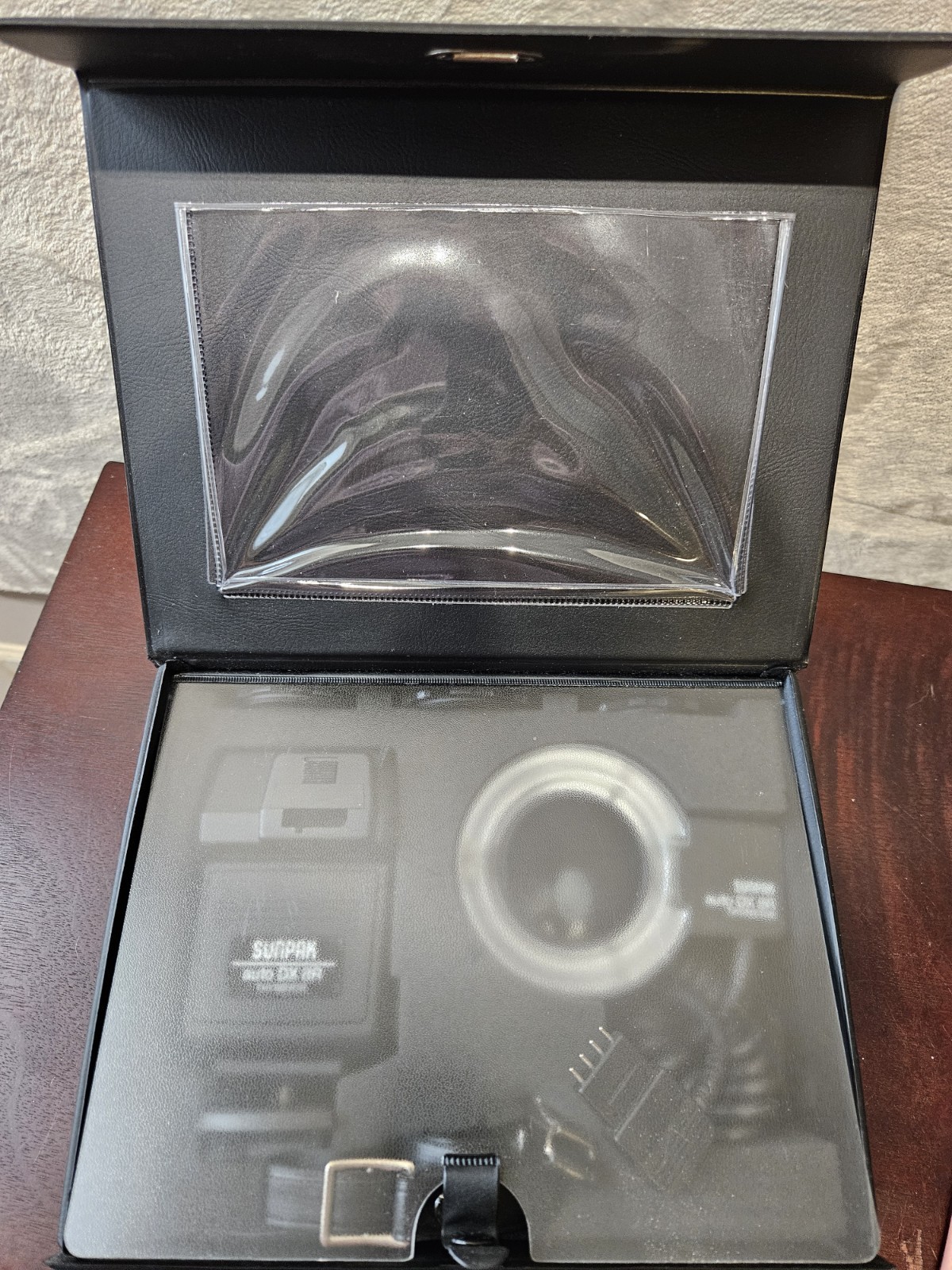 Sunpak Auto DX 8R Thyristor Shoe Mount Ring Camera Flash in Original Case