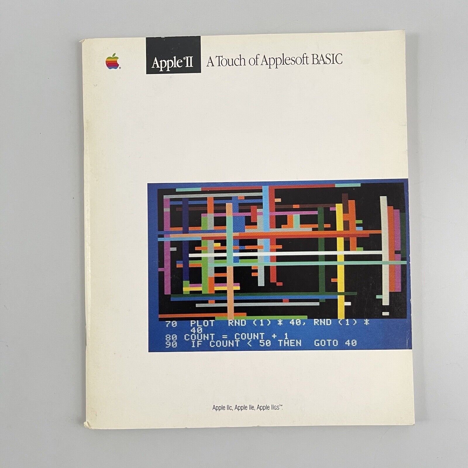Apple II A touch of AppleSoft BASIC Tutorial Manual VTG 1986 .......