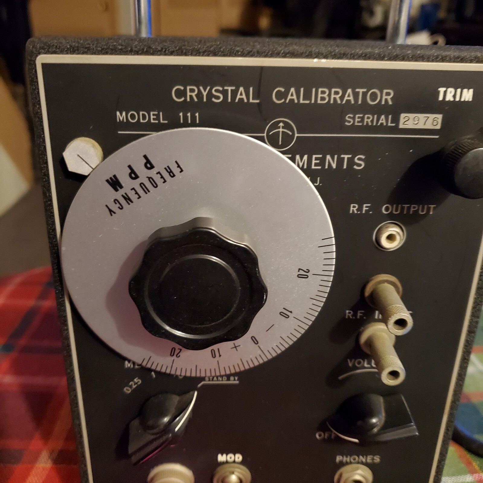 Mcgraw Edison Vintage Model 111 Crystal Calibrater Collectors Item