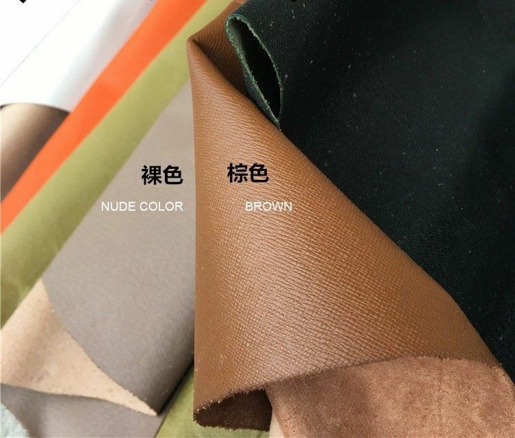 Taiga First layer leather material cross pattern cowhide for Leathercraft Color
