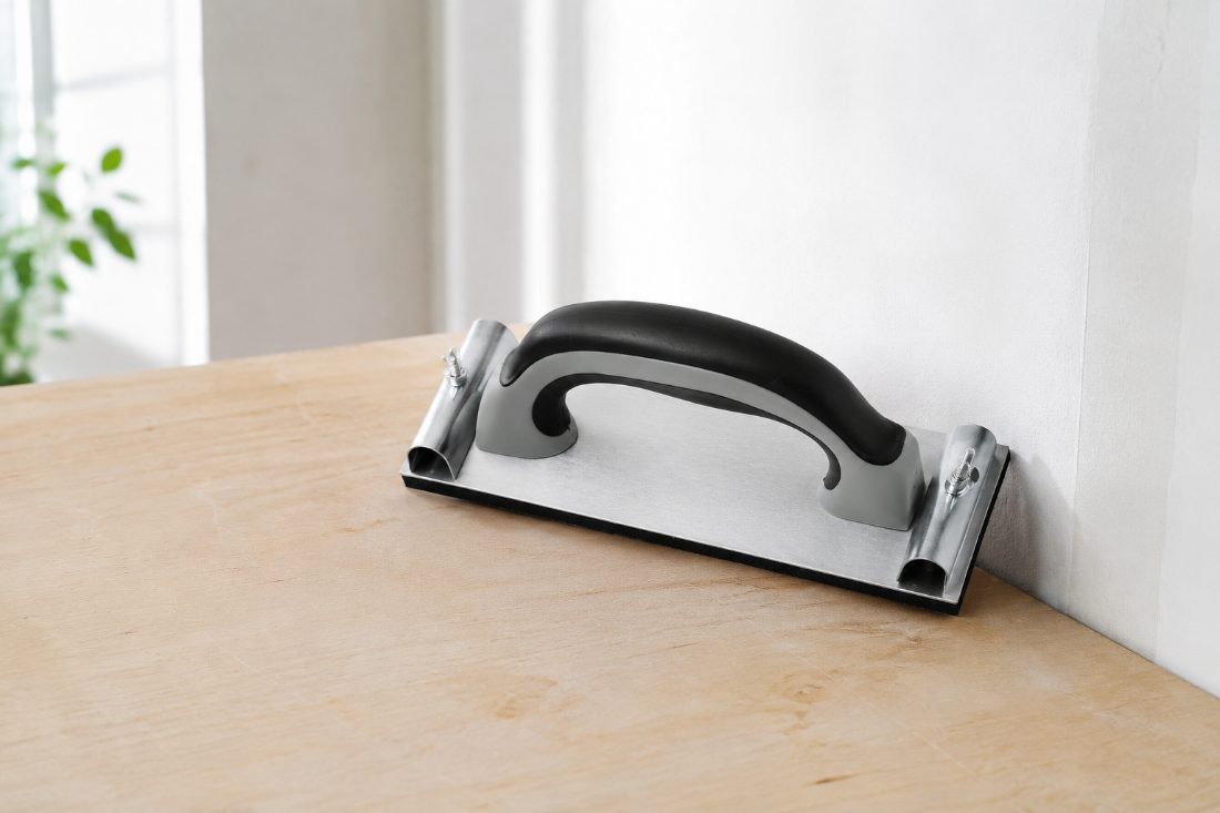 Hand Sander for Drywall Wall Wood Rubber Grip Manual Sanding Tool 9x11 Sheets