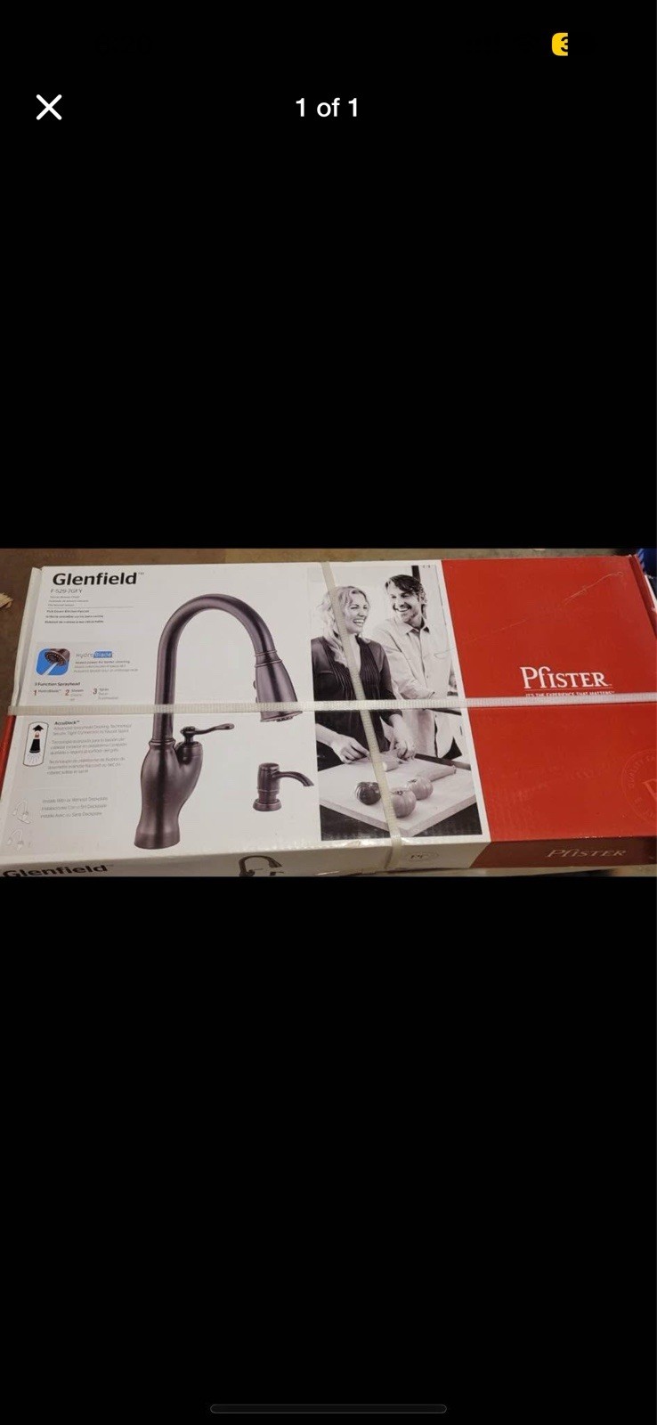 Pfister Glenfield F-529-7GFY Tuscan Bronze Finish Pull-Down Kitchen Faucet