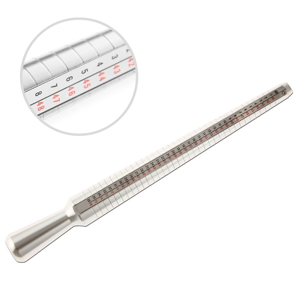 Jewelry Making Ring Mandrel Aluminum Alloy Solid Construction Hammerable