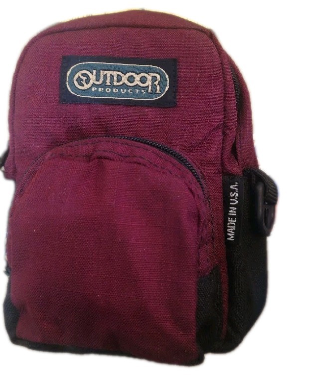 Outdoor Products FotoFinder CAMERA CASE #1209 Backpack MARRON AND BLACK NEW