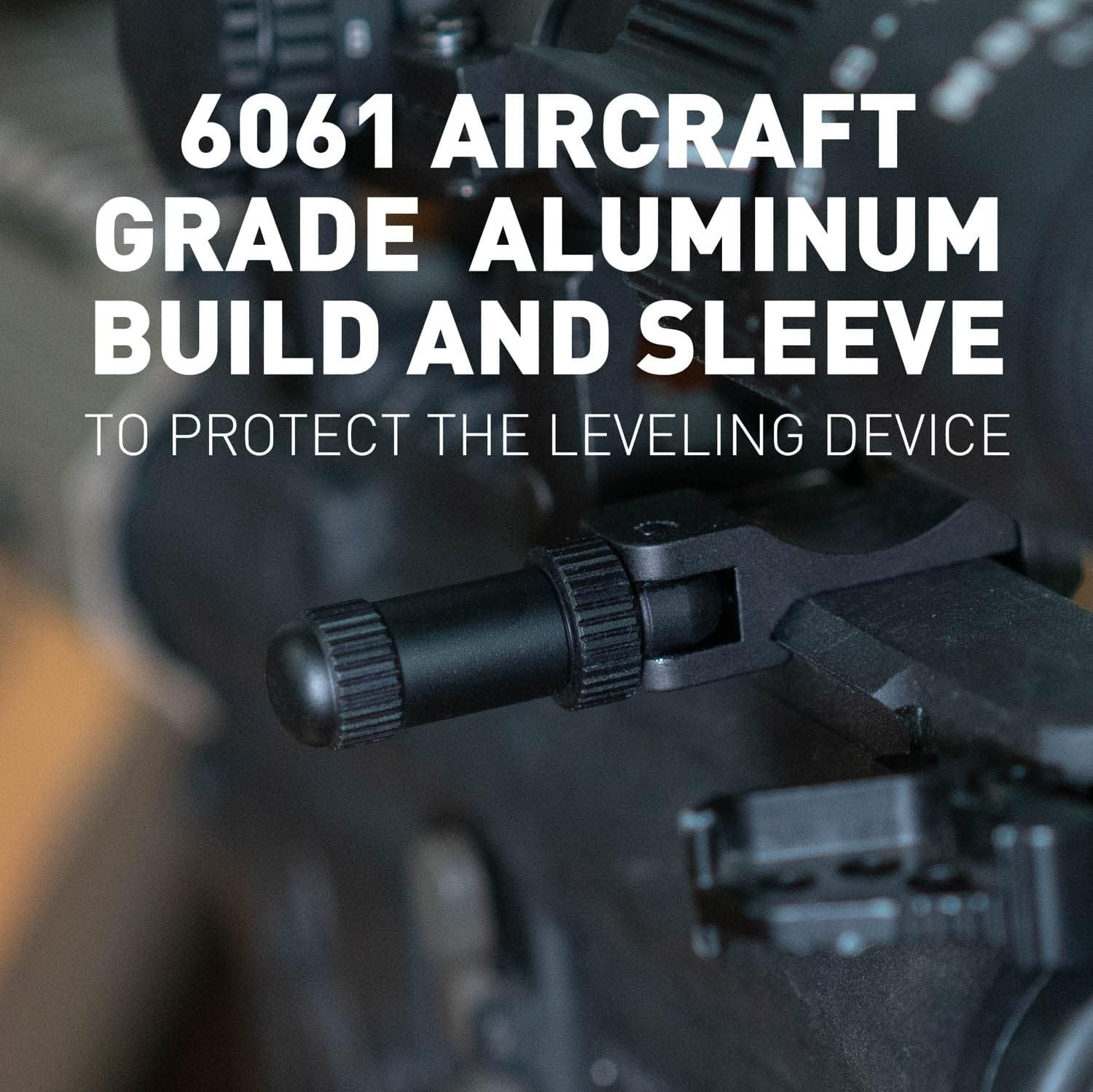 Low Profile Picatinny Anti-Cant Level Bubble - Lightweight & Foldable Design