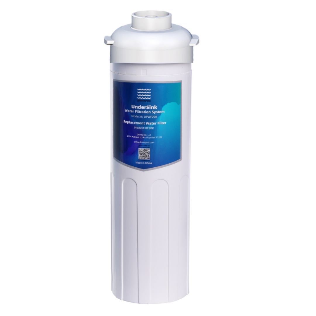 Drinkpod Replacement Water Filter for 20,000 Gallon Under Sink Filter