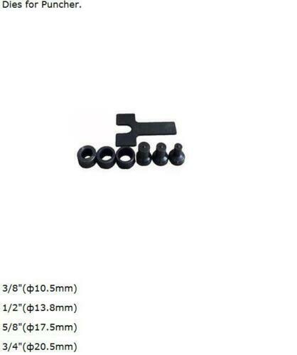 TECHTONGDA Brand New 4 Pairs of Dies Hydraulic Hole Punching Tool for CH-70