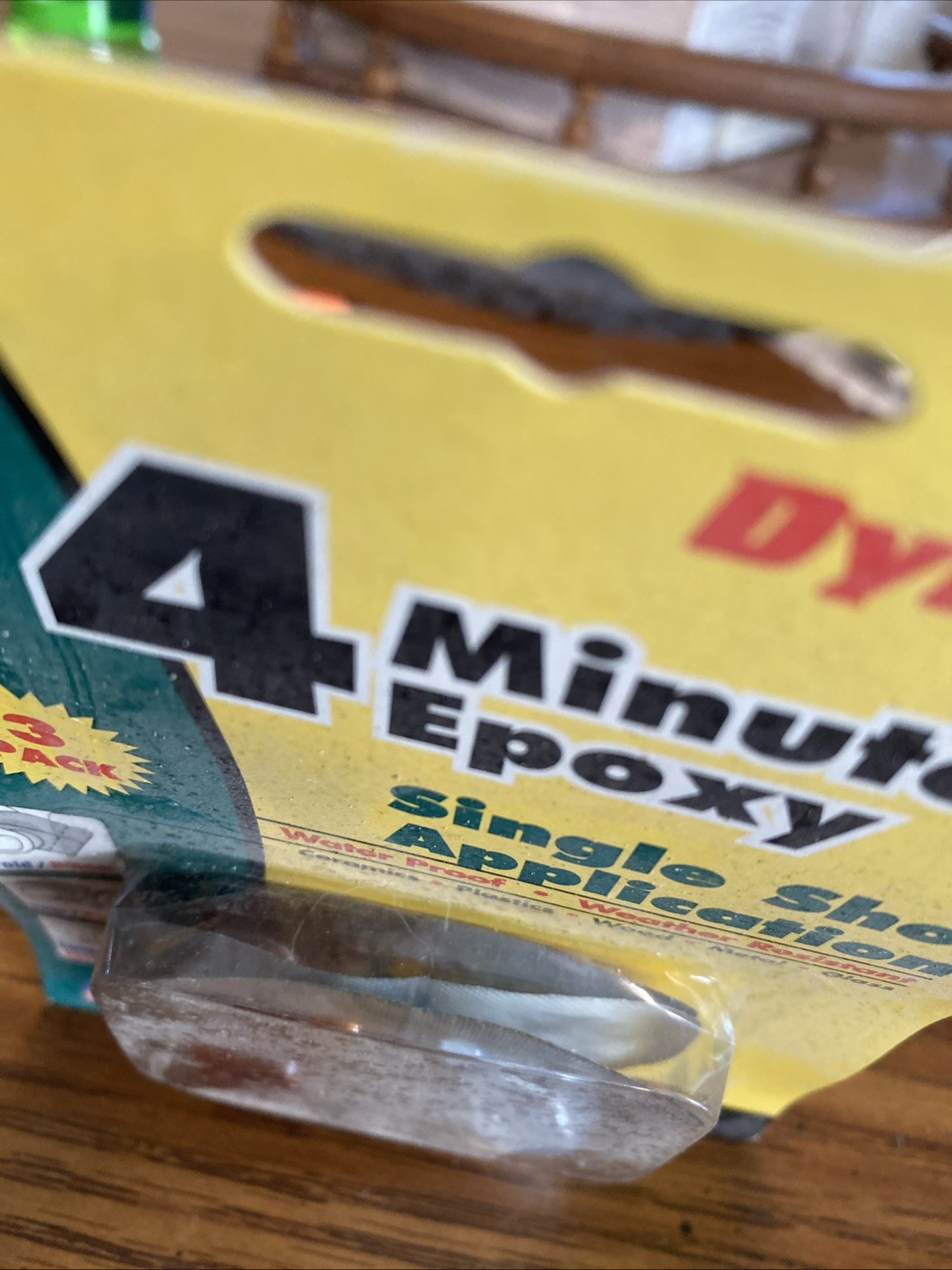 (1297) Dynatex 49407 4 Minute Epoxy 3 Pack Single Shot Application