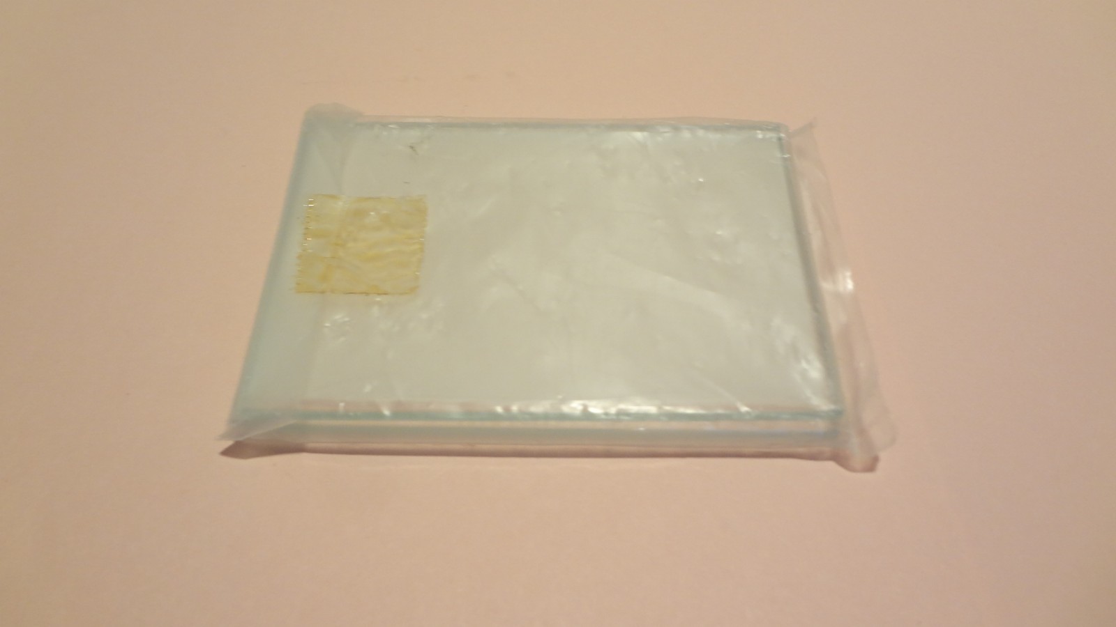 SMALL GLASS  PLATES 2" X 3" BY .100" THICK LOT OF (2ea) **NEW**