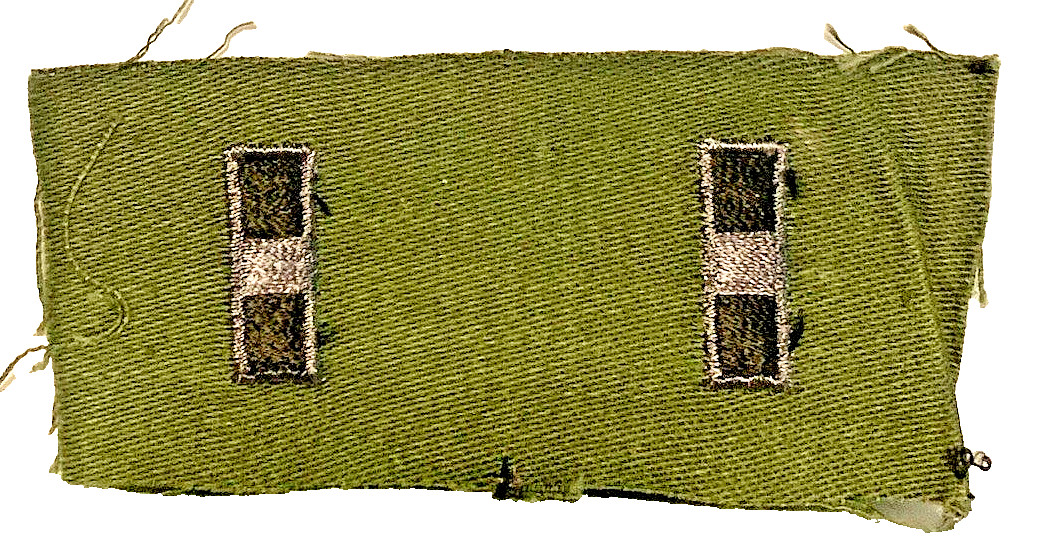 US Army Chief Warrant Office Four CWO-4 OD Fatigue Collar Rank Insignia Patch