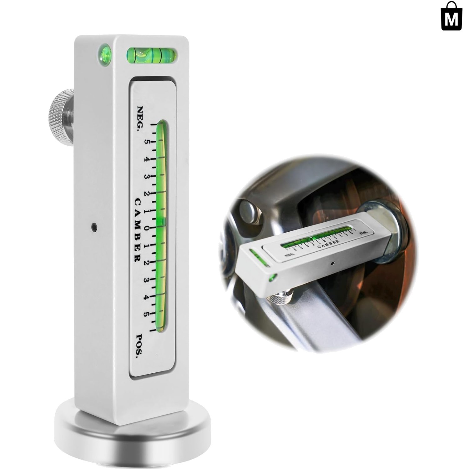 Professional Grade Magnetic Camber Gauge for Precision Caster and Camber Checks