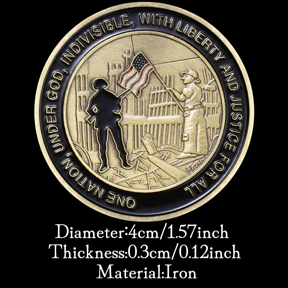 Honoring and Remembering 11 September 2001 Commemorative Challenge Coin Gift