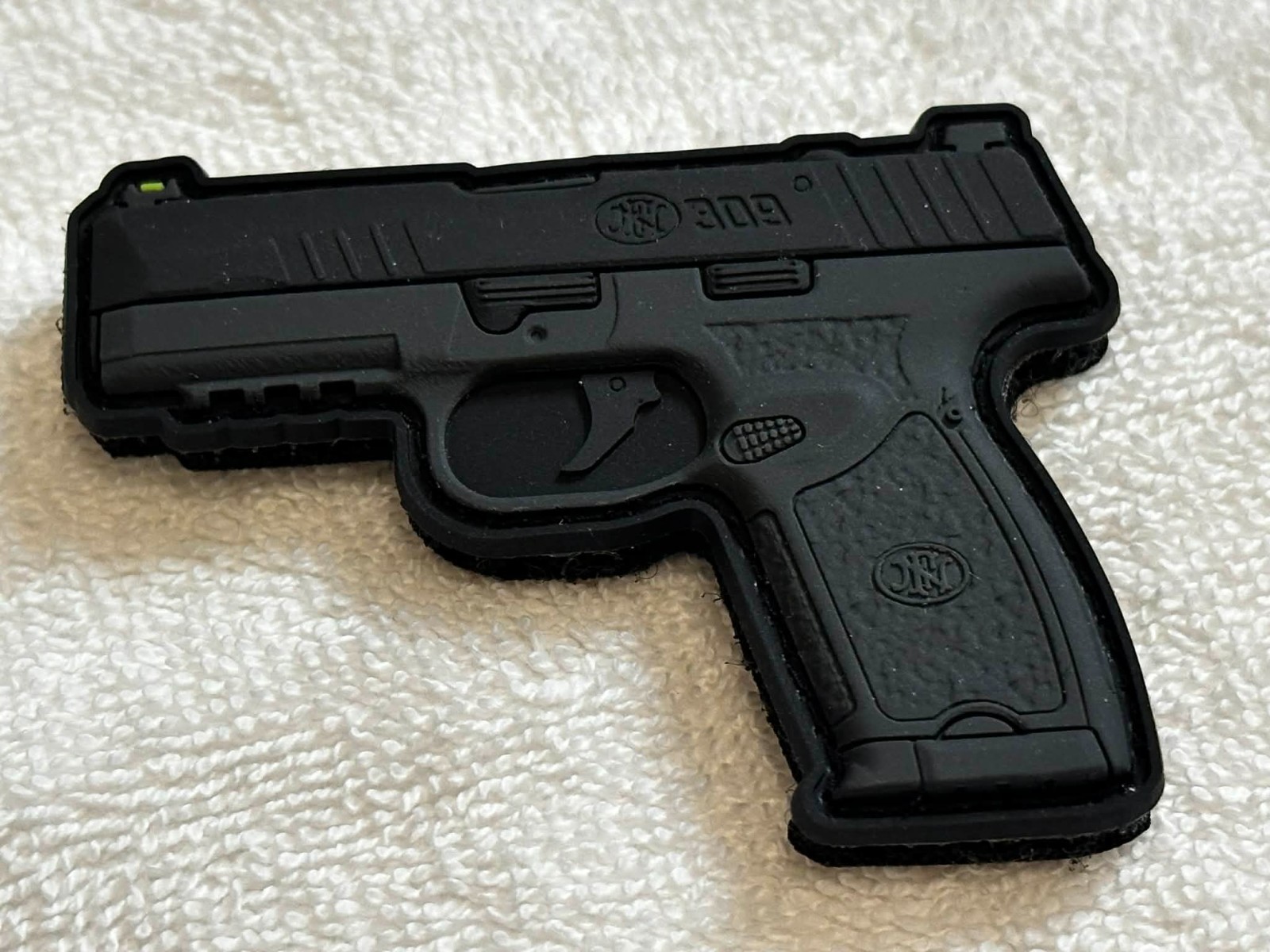 SHOT Show 2026 FN America FN509 Pistol custom PVC Patch, Hook & Loop, NEW!