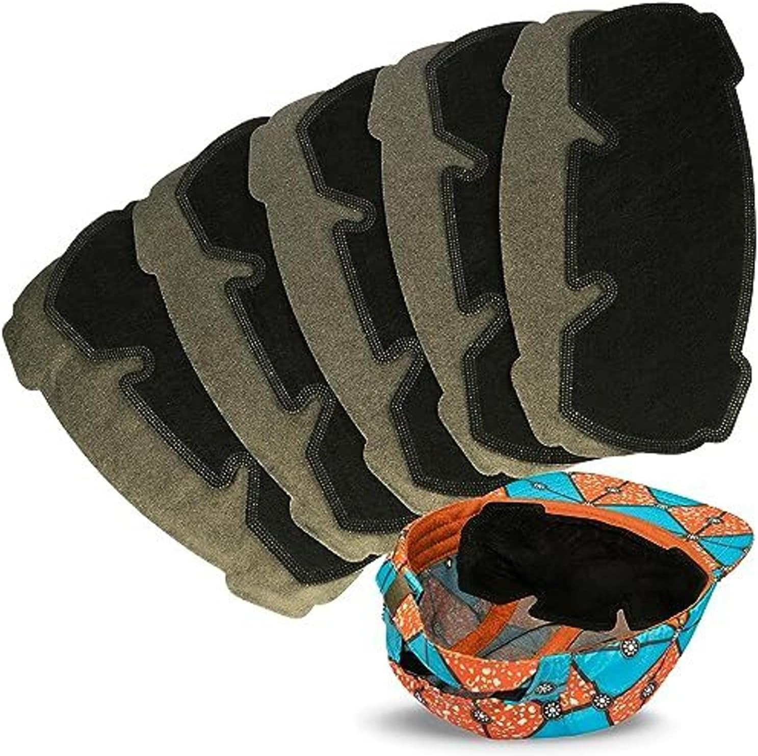Ultra Absorbent 3-Layer Disposable Hat & Helmet Sweat Liner – Stops Stains, P...