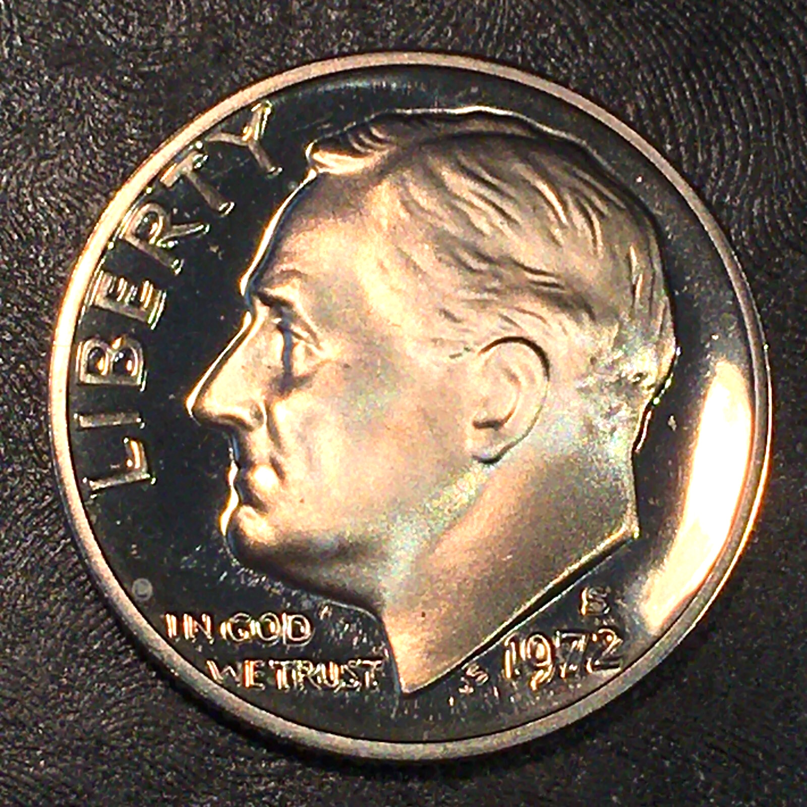 1972-S Roosevelt Dime - PROOF -Exact Coin Shown #Q344