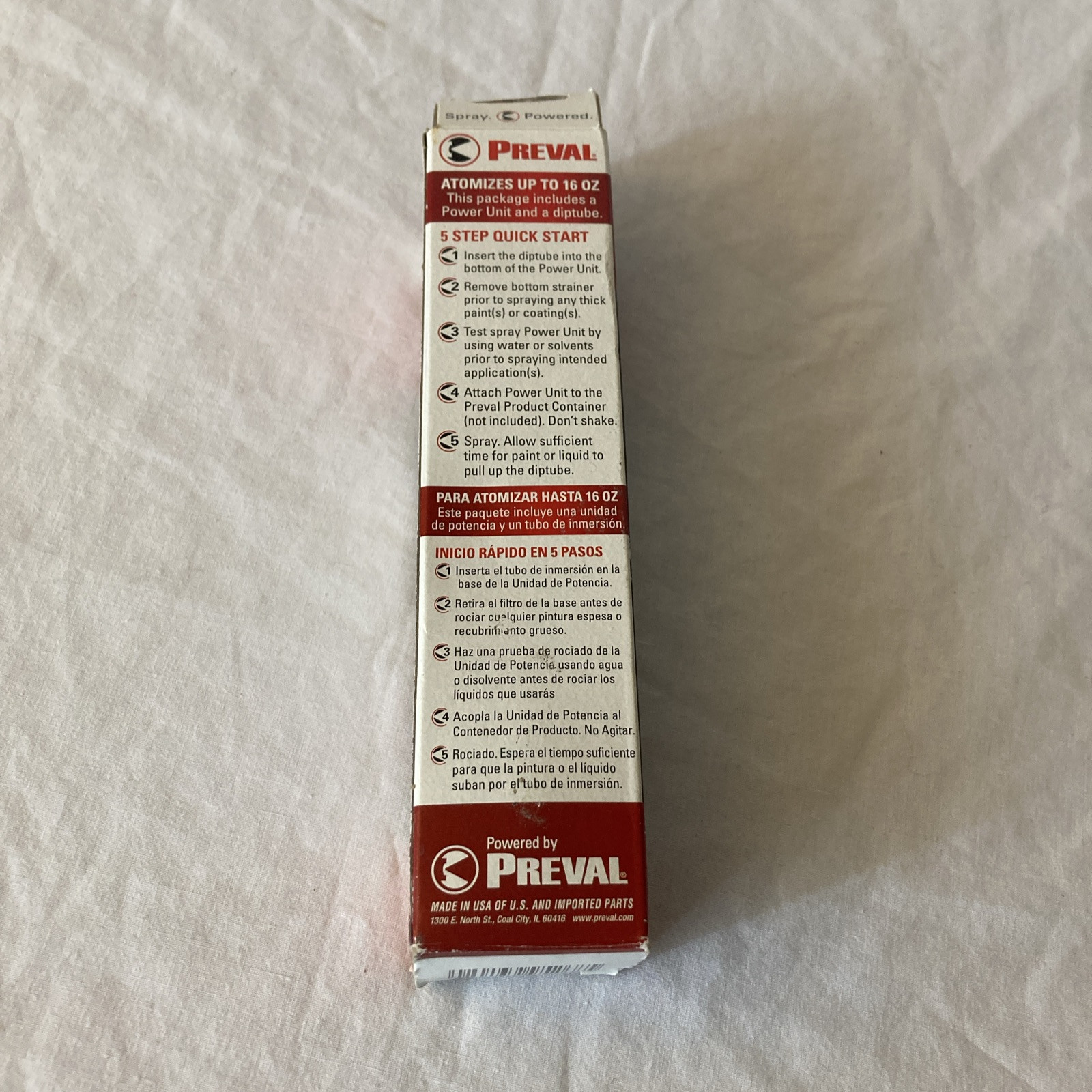 New Preval 268 Paint Sprayer Power Unit