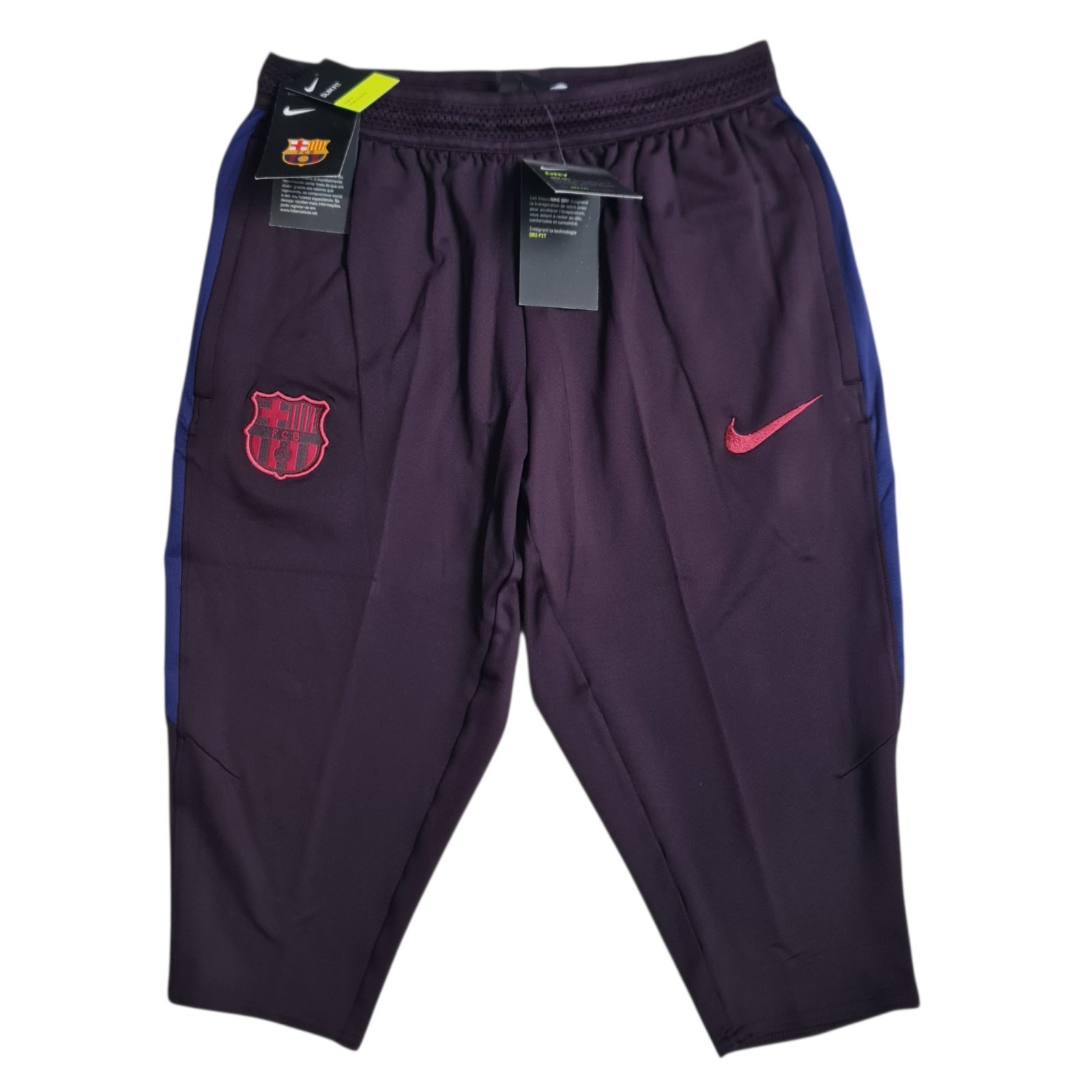 Men's Nike FC Barcelona Strike 3/4 Training Pants AO5194-659 Burgundy sz MEDIUM