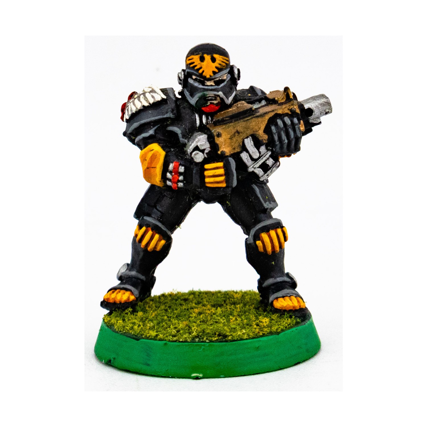 GW Necromunda Enforcers Loose Mini Arbite w/Bolter #16 NM