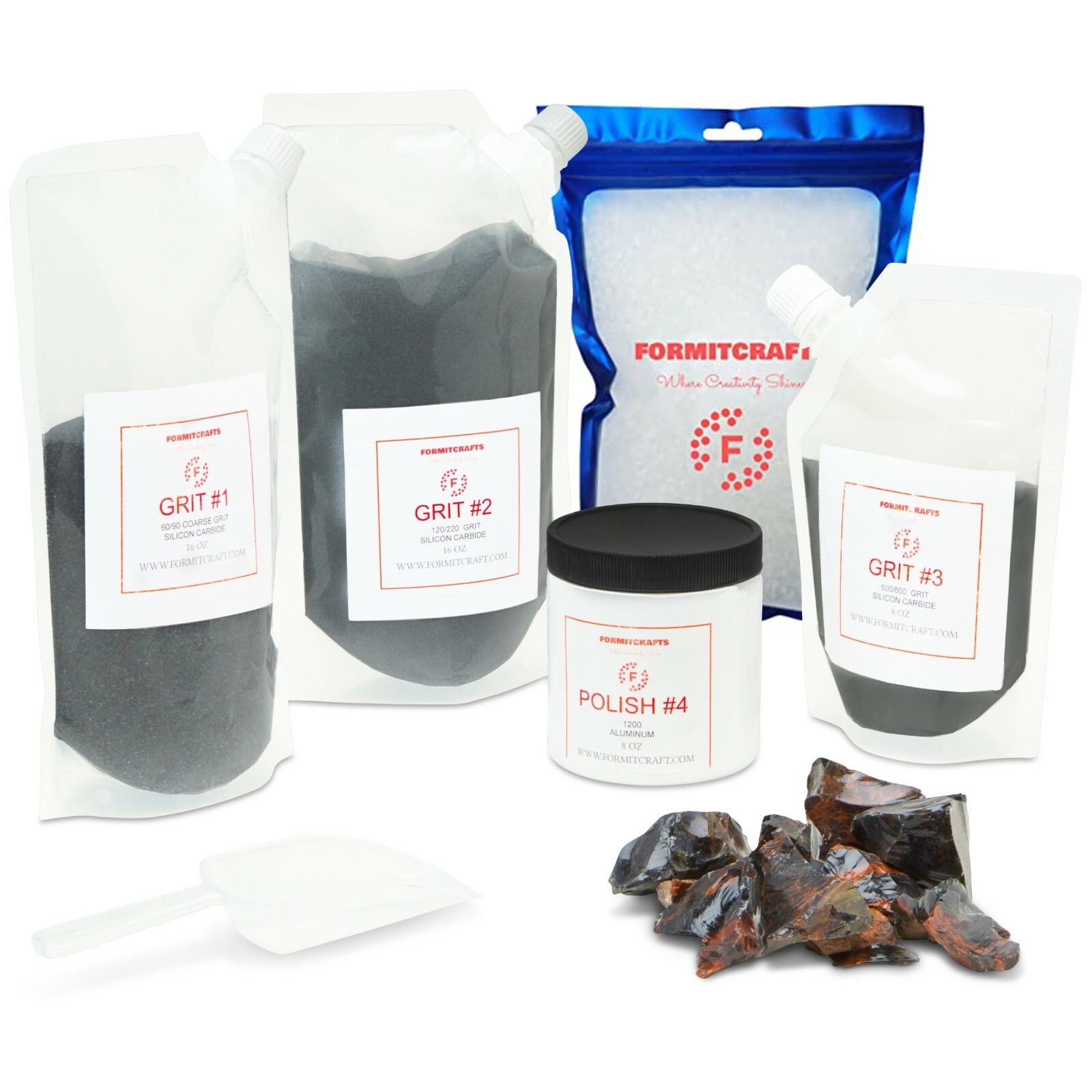 Rock Tumbler Grit Kit