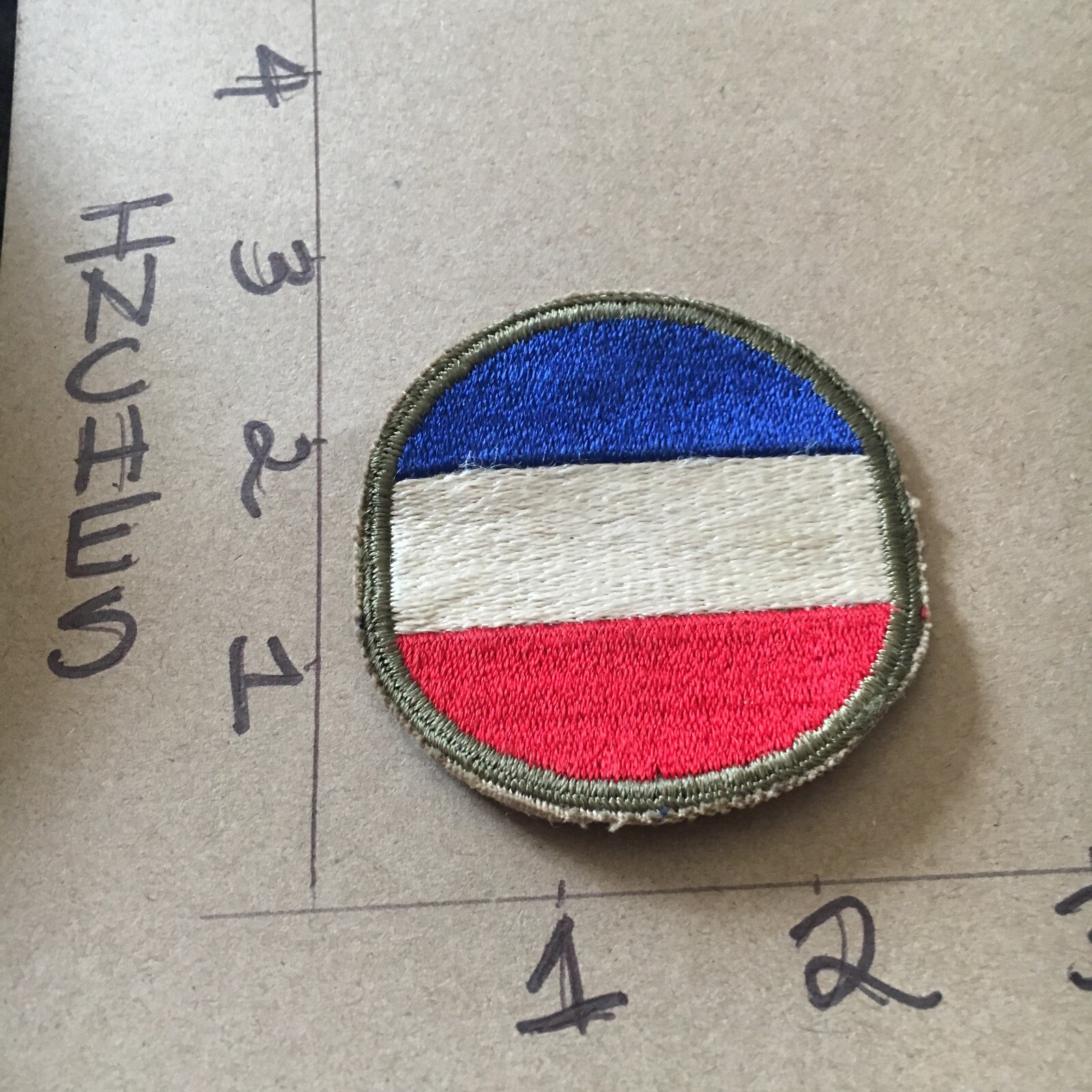 WW2 to Korea era US Army Ground Forces c/e no glow Patch 4/24/25