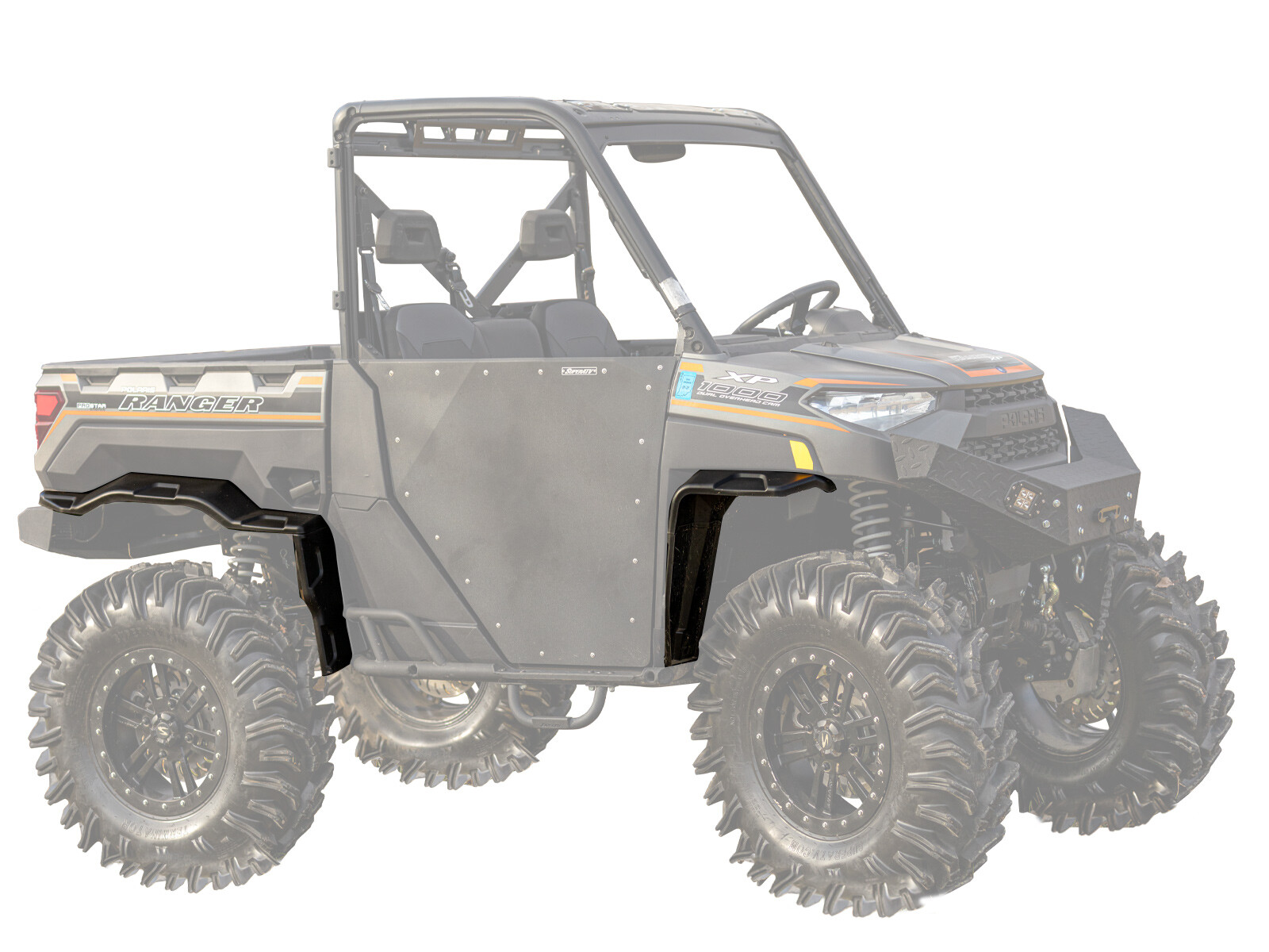 SuperATV Fender Flares for Polaris Ranger XP 1000 (2018+) - Front and Rear