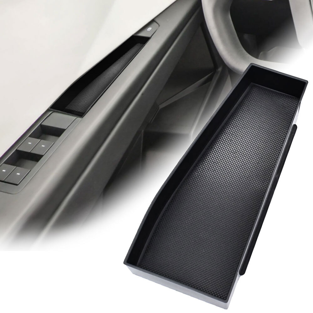 2X Fit For Tesla Cybertruck 2024+ Car Front Door Storage Tray Box Handle Inserts