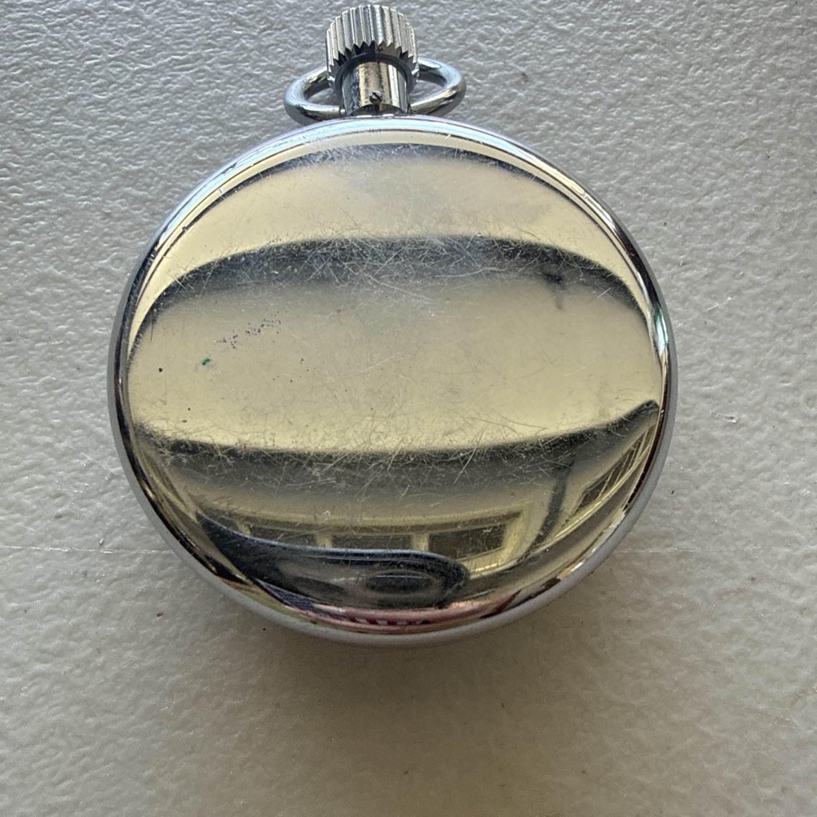 Vtg JUNIOR Swiss Made Pocket Timer Stop Watch **READ