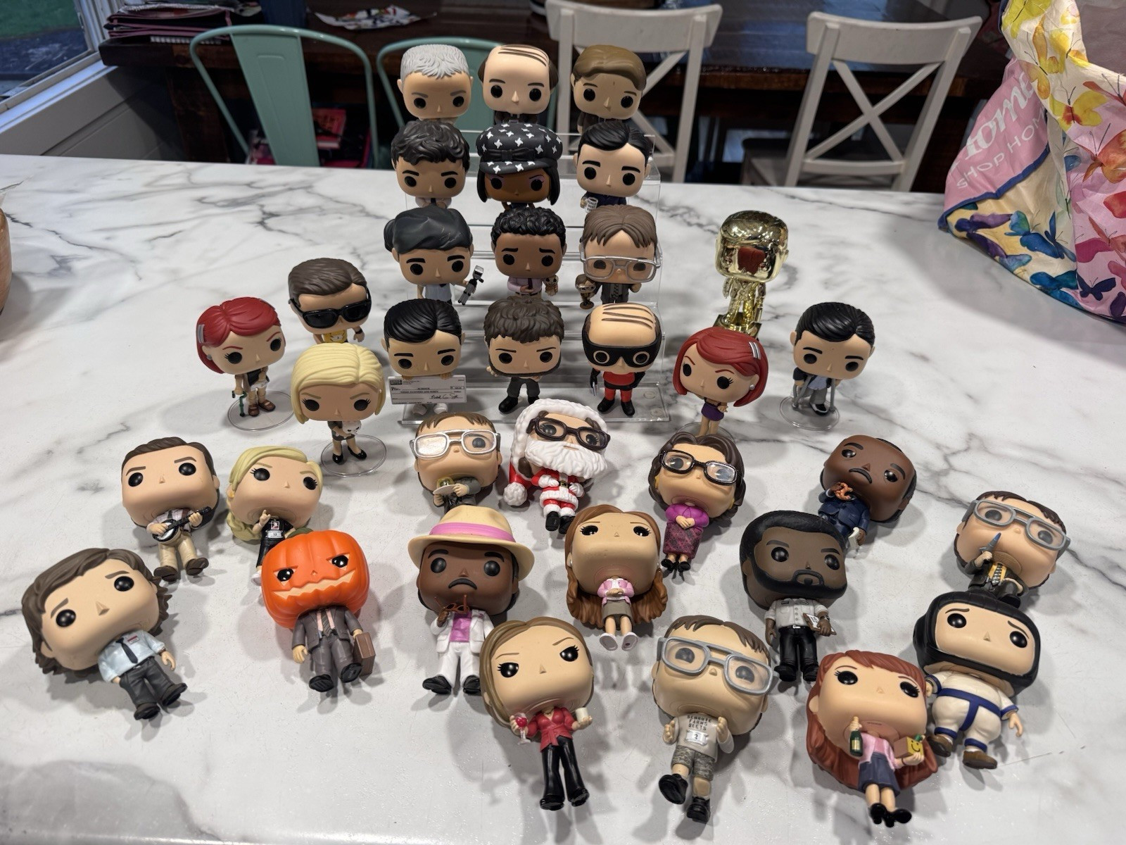 The Office Funko Pop Vinyl Figures Lot of 34 Dwight, Michael, Pam, Jim no boxes