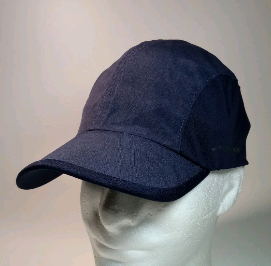 Brooks Running Hat Runners Cap Blue Lightweight Adjustable Fabric Strap