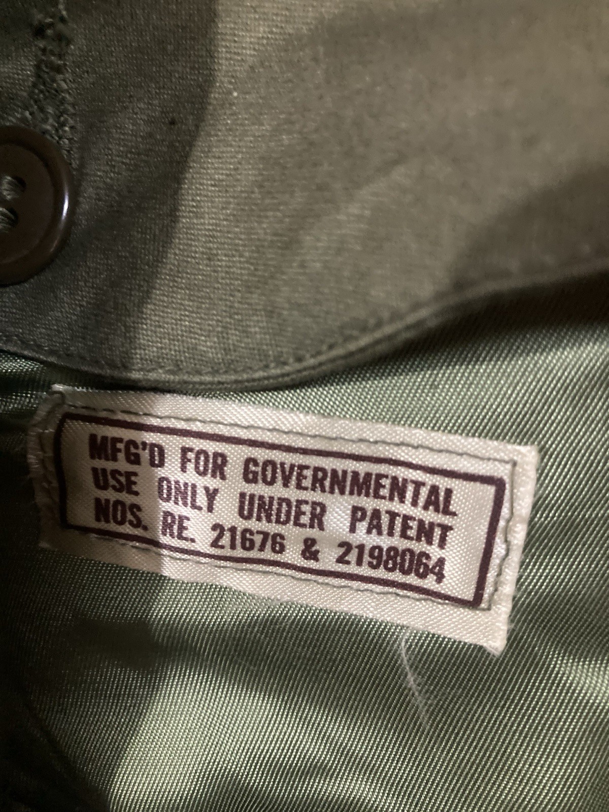Military Overcoat, Liner, Raincoat