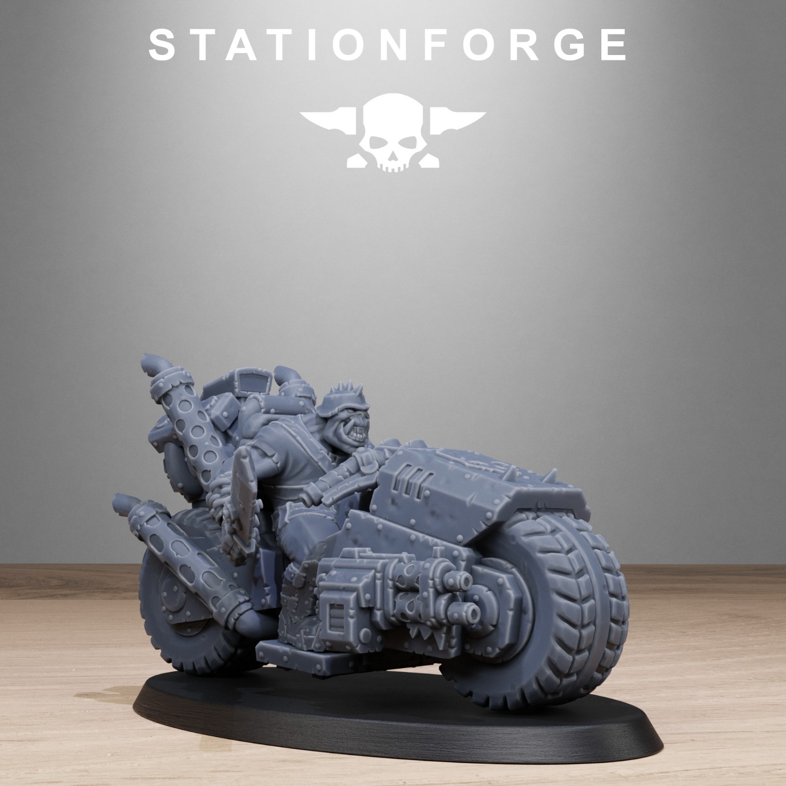 Orkaz Bikers from Station Forge 32mm scale.
