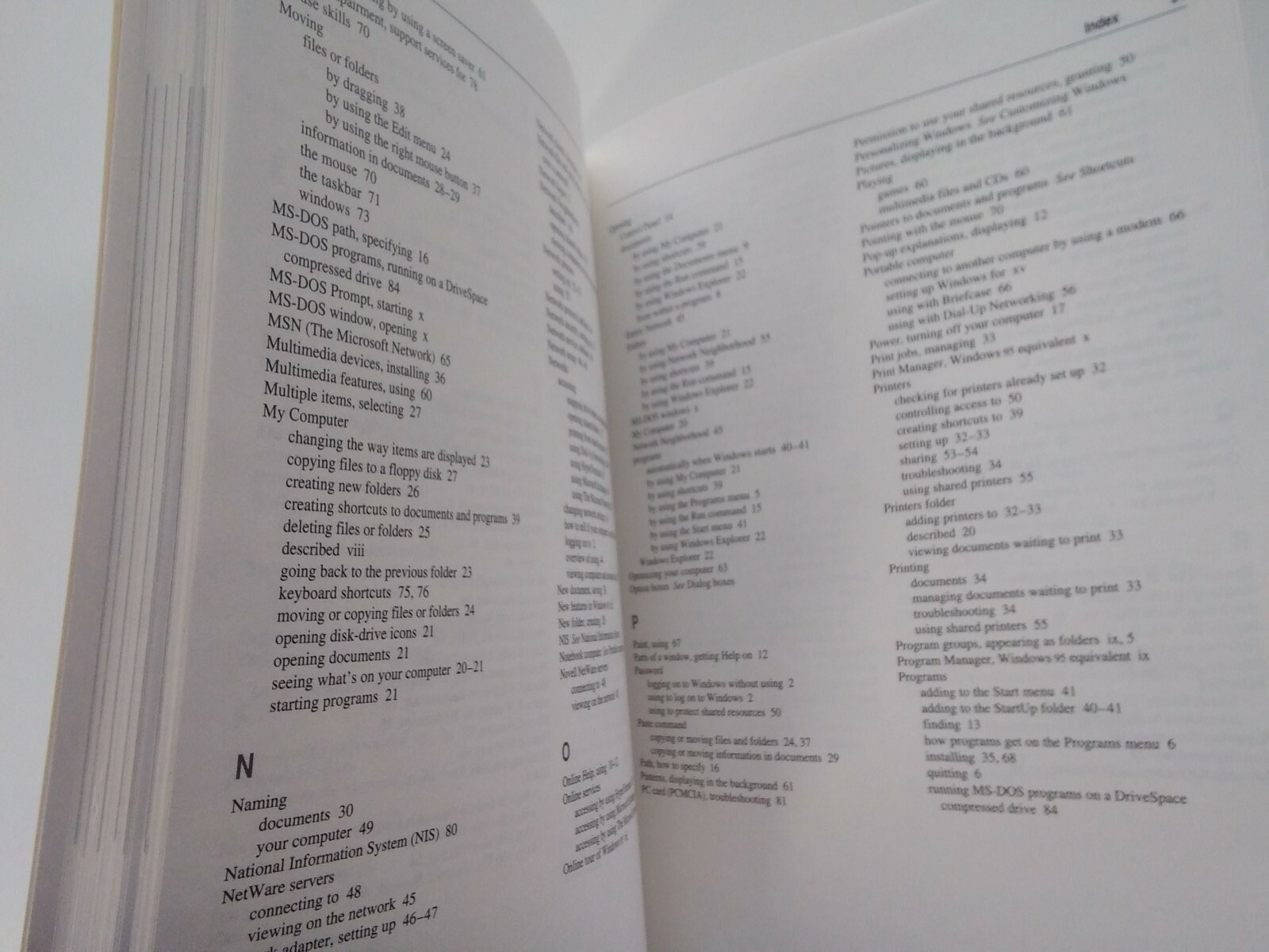 MICROSOFT Introducing Windows 95 Guide Original OEM 1995 Manual Book