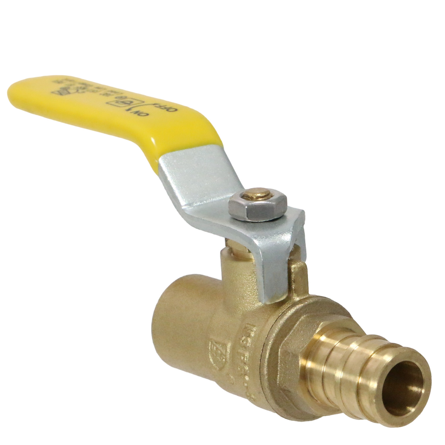 1 Pack XFITTING 3/4" X 3/4" Pex A Female Sweat Ball Valve, F1960 , Lead Free