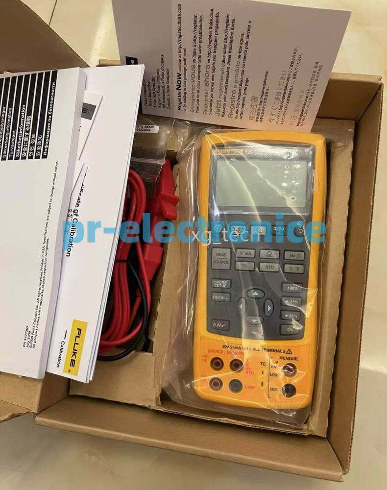 1 PC Fluke 725 Multifunction Process Calibrator/UPS or DHL/nice