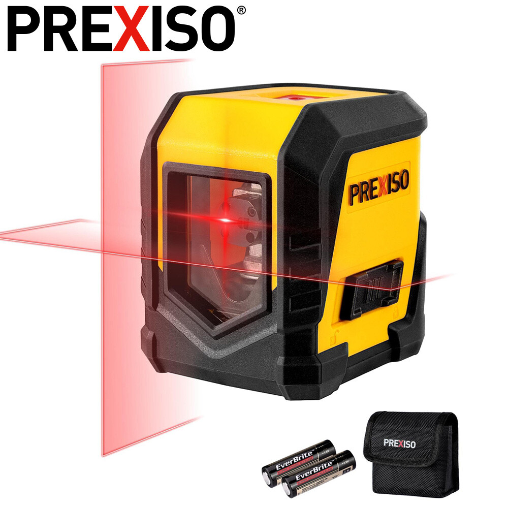 PREXISO 50FT Laser Level Level Line leveler Tools Self-Leveling Cross Line Laser